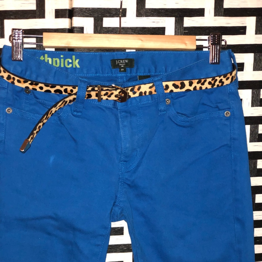 J Crew - royal blue jeans